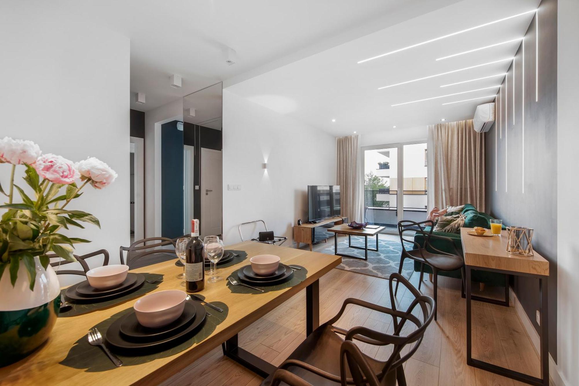 P&O Serviced Apartments Group Komputerowa Varsó Szoba fotó